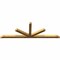 Ekena Millwork Saratoga Rough Sawn Timber Gable Bracket, Western Red Cedar, 108"W x 36"H x 4"D x 4"F, 8/12 Pitch GBW108X36X0404SAR00RWR - alternate 3